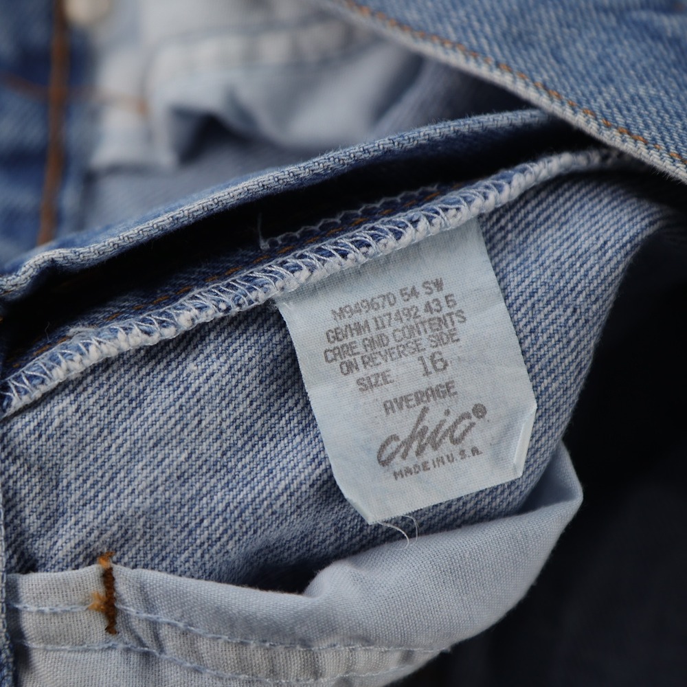 Vintage Chic High Rise Tapered Leg Mom Jeans Blue Medium Wash Womens 16 Average - Picture 5 of 9